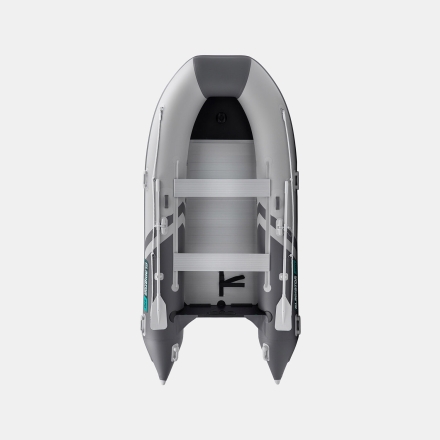 Gladiator B 370 AL LIGHT Светло-темносерый моторная лодка ПВХ Алюминиевый пайол, фото 4