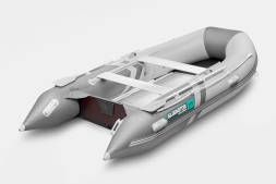 Gladiator B 370 AL LIGHT Светло-темносерый моторная лодка ПВХ Алюминиевый пайол, фото 2