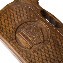 Нарды резные "Корона" с ручкой 30, Haleyan Нарды резные "Корона" с ручкой 30, Haleyan