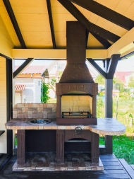 Печь № 10А — Барбекю меандр с рабочим столом (или мойкой), фото 1