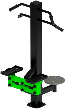 Степ+Твистер (зеленый) - Уличный тренажер - СТ 019-12, фото 2