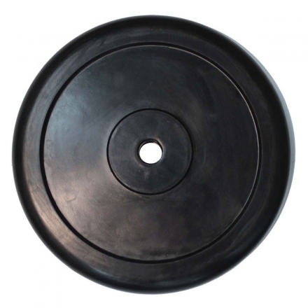 Диск обрезиненный ZSO черный Classic  D-26, 10 кг, фото 1