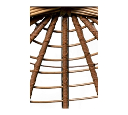 Кресло подвесное двойное Ортис (серые подушки), фото 6