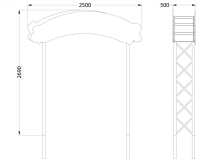 МФ 7.20 Входная арка с росписью Небо