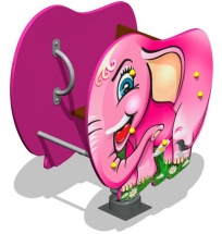 Качалка на пружине Слоник У2 КЧ077 для детской площадки