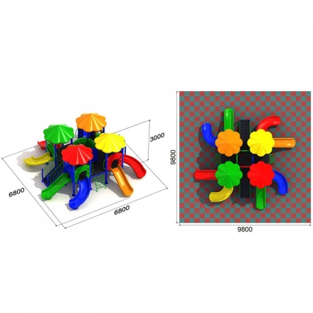 Детская игровая площадка Каравай 4.3, фото 3