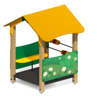 Домик-беседка Ромашки ПС-11 для детской площадки 