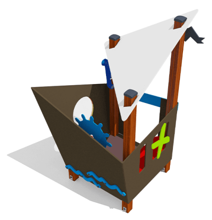 Игровой домик ВСТ 2101 для детской площадки, фото 2