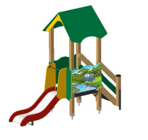 Детская горка Экопита Большая ГР-15 H=600 для игровой площадки Детская горка Экопита Большая ГР-15 H=600 для игровой площадки