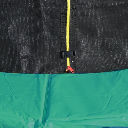 Батут DFC JUMP 8ft складной, с сеткой, зелёный, фото 9