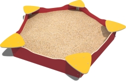 Песочница ДС006 для детской игровой площадки, фото 2