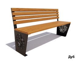 Парковая скамейка Индия, Сосна (без подлокотников) 2,5 м, фото 2 Парковая скамейка Индия, Сосна (без подлокотников) 2,5 м, фото 2