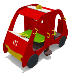 Игровой макет Пожарная машина ВСТ 2625/1 для детской площадки, фото 1 Игровой макет Пожарная машина ВСТ 2625/1 для детской площадки, фото 1