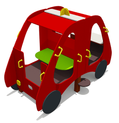 Игровой макет Пожарная машина ВСТ 2625/1 для детской площадки, фото 2 Игровой макет Пожарная машина ВСТ 2625/1 для детской площадки, фото 2