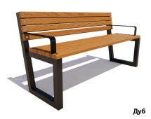 Парковая скамейка Ставрополь, Лиственница 0,6 м