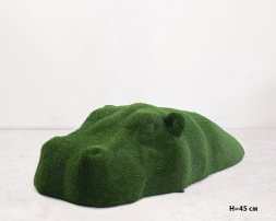 Топиари Бегемот в воде, h=60см - газон Есо, фото 7