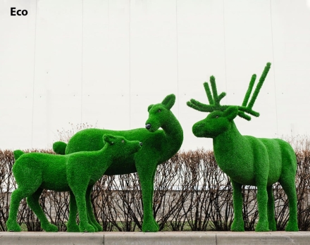 Топиари композиция олени 4 шт - газон Deluxe Green, фото 3