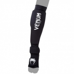 Щитки Venum Kontact Evo Shinguards - Black, фото 2