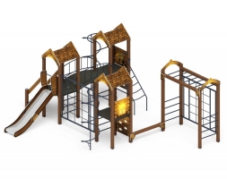 Детская игровая площадка Городок Эко ДИК 2.01.3.04-02 H=1200, фото 1 Детская игровая площадка Городок Эко ДИК 2.01.3.04-02 H=1200, фото 1