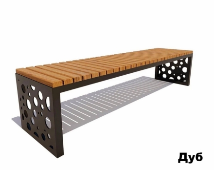 Скамейка садовая Адлер, Лиственница 0,6 м, фото 5