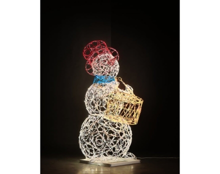 Световая фигура Снеговик-музыкант sn004 (инструмент на выбор), фото 10