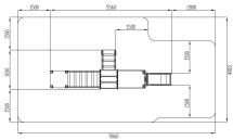 Детская игровая площадка Паровозик ДИК 1.03.5.01-18 H=750
