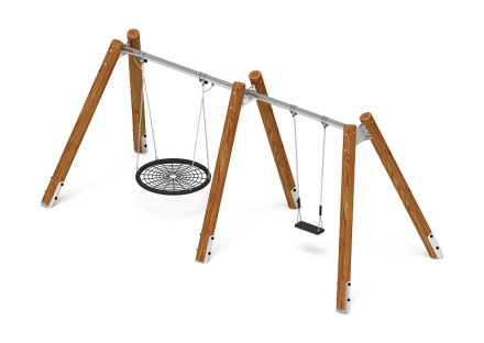 Качели (Лиственница темный) ИО 12.Р.05.03.01-Л.И1.01, фото 4