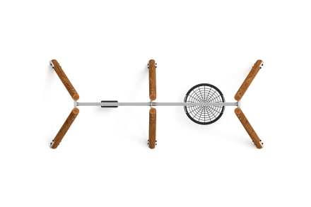 Качели (Лиственница темный) ИО 12.Р.05.03.01-Л.И1.01, фото 3