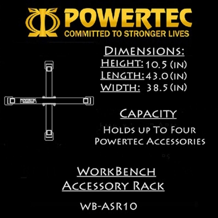 Стойка для хранения аксессуаров тренажеров Powertec WB-ASR10, фото 9