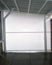 Двускатный навес с металлочерепицей