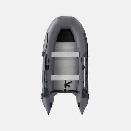 Gladiator B 370 AL LIGHT Темно-серый моторная лодка ПВХ Алюминиевый пайол, фото 4