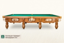 Бильярдный стол Адмирал для русского бильярда 10ф, фото 2