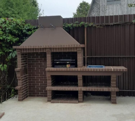 Печь Аристократ 814 Прямоугольный кирпич коричневый, фото 1