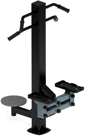 Степ+Твистер (серый) - Уличный тренажер - СТ 019-13, фото 2