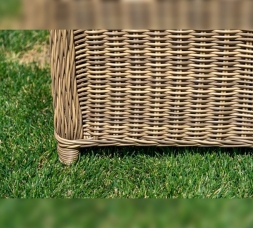 Зона 2 Бергамо обеденная группа угловая из искусственного ротанга, цвет соломенный, фото 17