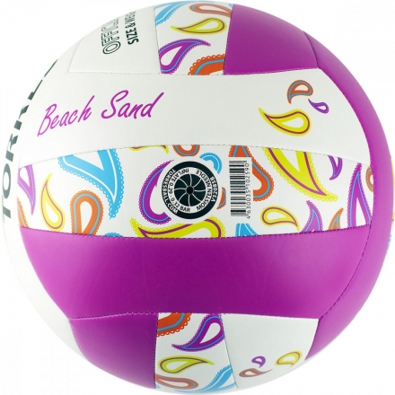 Мяч волейбольный TORRES BEACH SAND PINK, р.5 V32085B, фото 3