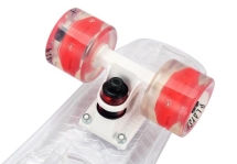 Скейтборд прозрачный Playshion 22″ FS-PS002 со светящимися колесами