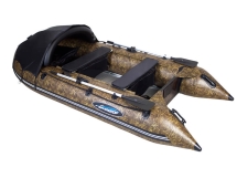Лодка ПВХ Гладиатор (Gladiator) С 370 AL CAMO надувная под мотор