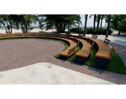 Амфитеатр Радиус 6-8 м, со спинками, фото 6