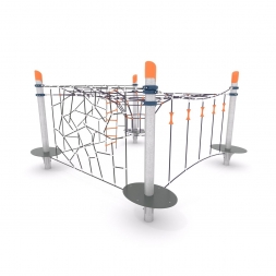 Канатная конструкция для лазания серии-04.04, фото 1