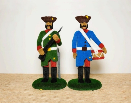 Топиари Композиция гусары, Ярополк и Светозар - газон Eco, h=180 см, фото 1