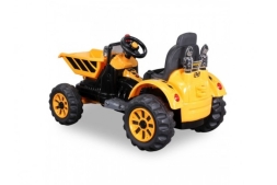 Детский электромобиль трактор на аккумуляторе желтый — JS328C-Y, фото 2