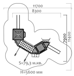 Игровой комплекс Эко 071208 для детской площадки, фото 3