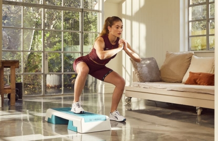 Степ-платформа Reebok step (синий/белый), Арт. RAP-11150TL, фото 6