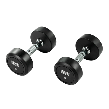 BRONZE GYM BG-PA-DB-R050 Гантель обрезиненная 5 кг, фото 1