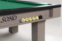 Бильярдный стол - Soho 12 Футов, Русская пирамида, Сланец 45 мм