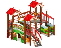 Детская игровая площадка Н 900 ДИК 1.05.01-27