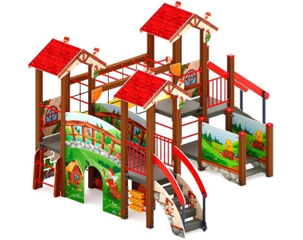 Детская игровая площадка Н 900 ДИК 1.05.01-27, фото 2