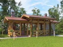 Прямоугольная беседка ЛОНГ Прямоугольная беседка ЛОНГ