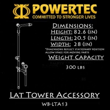 Стойка Powertec Workbench Lat WB-LTA13